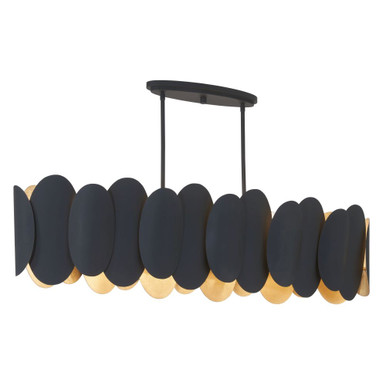 Vailen 10 Light Linear Chandelier 12 Inch and 14 Inch Wide by Minka Lavery - 1419-897