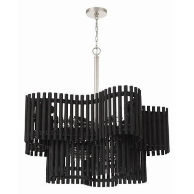 Freeform 10 Light ChXelier 31.88 Inch Tall X 35.5 Inch Wide by Craftmade - 58410-PLNBWN
