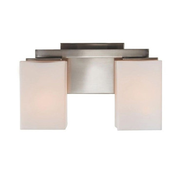 Capri 2 Light Bath Vanity 7.67 Inch Tall and 12.38 Inch Wide by Varaluz - V68032BN