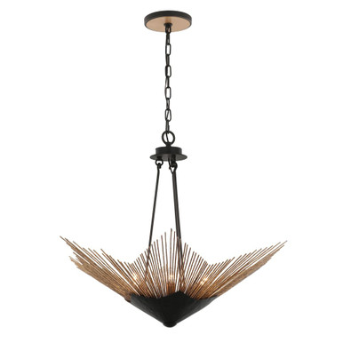Aristocrat 6 Light Pendant 23.13 Inch Tall and 32 Inch Wide by Varaluz - 570P06DBFG
