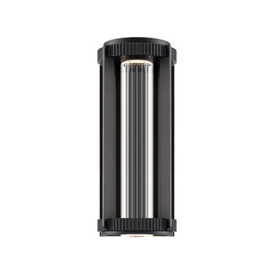 Gainey 15W 1 LED Outdoor Wall Mount 15 X 7.38 Inch Wide by Schonbek Beyond - BWSW56615-BK