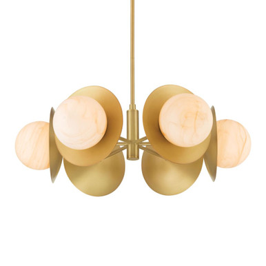 Olenne 6 Light Pendant 9.25 Inch Tall and 28 Inch Wide by Minka Lavery - 10386-732
