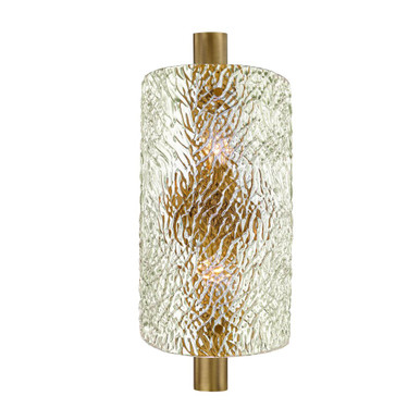 Bergeron 2 Light Wall Sconce 19.75 Inch Tall and 8 Inch Wide by Troy - B5320-PBR