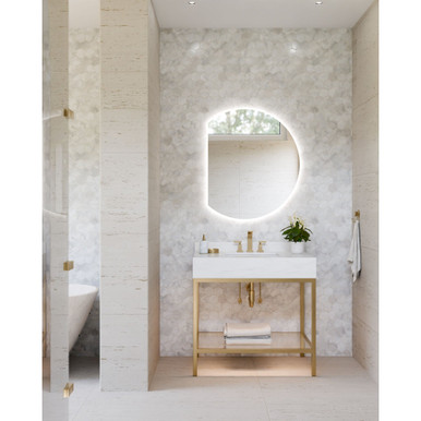 Solis Lighted Mirror 48 Inch Tall and 40 Inch Wide by Electric Mirror - SOL-4048