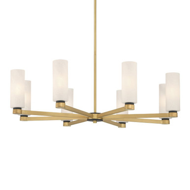 Wexmere 8 Light Chandelier 9.25 Inch Tall and 35 Inch Wide by Minka Lavery - 12328-876