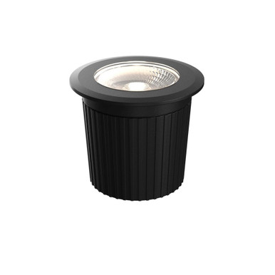 Sol 9W 1 LED Recessed In Ground Well Light 2.75 Inch X 3 Inch Wide by DALS - GRD2-CC-BK