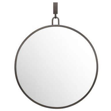 Stopwatch Round Accent Wall Mirror 33.25 Inch and 30 Inch Wide by Varaluz - 407A01BZ