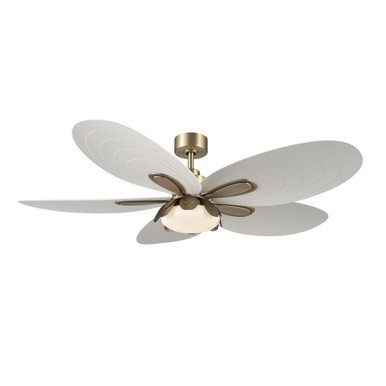 Saltcress 5 Blade Ceiling Fan with Light Kit 60 Inch Wide by Minka Aire - F764L