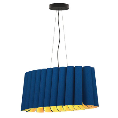 Renata 80 1 Light Oval Pendant 11.8 Inch Tall and 17.25 Inch Wide by Bruck - WEPREN/80OVL
