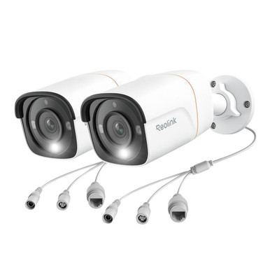 Add On or Standalone Bullet Security Camera (Pack of 2) 7.4 Inch by Reolink - 15063701