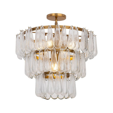 Vionne 5 Light Semi Flush Mount 21.5 Inch X 21.5 Inch Wide by Minka Lavery - 12654-732