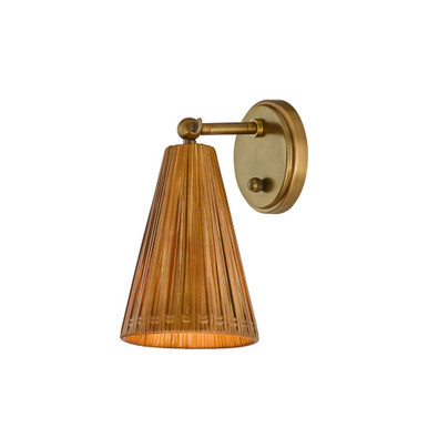 Griffith 1 Light Wall Sconce 10 Inch Tall and 5.5 Inch Wide by Troy - B1910-PBR