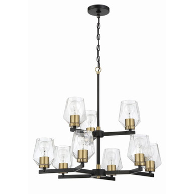 Avante GrX 9 Light ChXelier 24.75 Inch Tall X 25 Inch Wide by Craftmade - 56929-FBSB