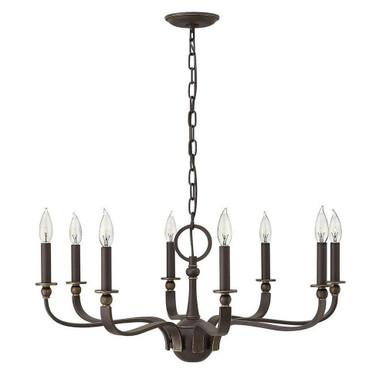 Rutherford 8 Light Large Chandelier by Hinkley - 3598OZ