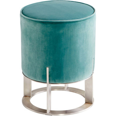 Opal Throne 18.75 Inch Ottoman by Cyan - 09594-OT
