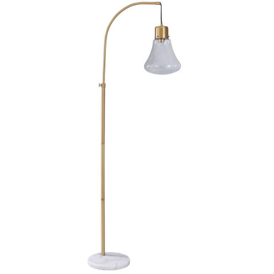 Lumiere 1 Light Arc Floor Lamp 65 Inch Tall and 11 Inch Wide by Stylecraft - L73267DS