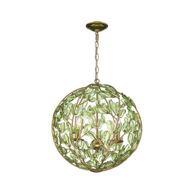Bridget 3 Light Chandelier 18 Inch Tall and 16.5 Inch Wide by Crystorama - BGT-334-SG-GR
