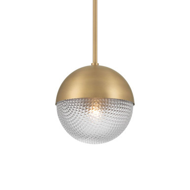 Luniva 1 Light Mini Pendant 8.5 Inch Tall and 8 Inch Wide by Minka Lavery - 10126-732