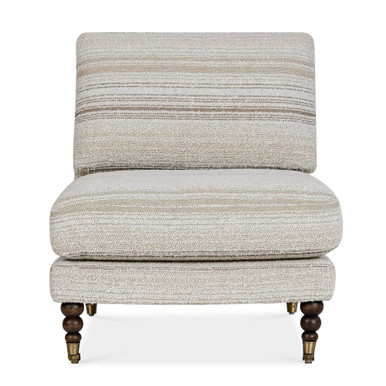 Chatsworth Slipper Chair 33.5 Inch Tall and 28.8 Inch Wide by Uttermost - 53081
