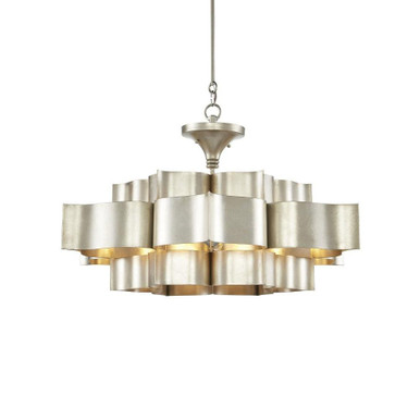 Grand Lotus 6 Light Large Chandelier by Currey Company - 949L