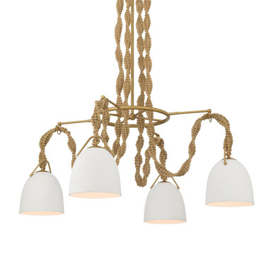 Cordón 4 Light Pendant 15.75 Inch Tall and 40 Inch Wide by Minka Lavery - 16066-732