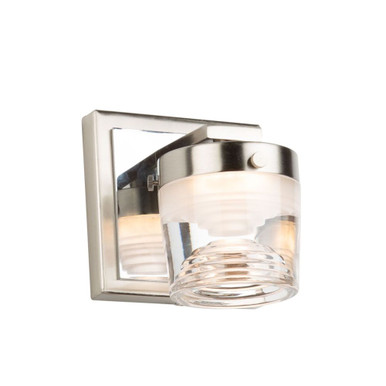 Newbury 6W 1 LED Bath Vanity 5 Inch Tall and 4.5 Inch Wide by Artcraft - AC7661CB