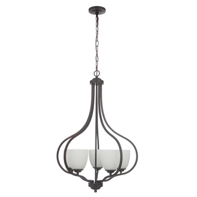 Serene 5 Light Medium Foyer Chandelier by Craftmade - 49935