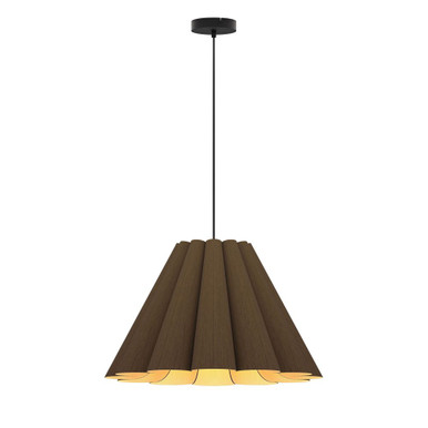 Lora 1 Light Pendant 14.3 Inch Tall and 22.8 Inch Wide by Bruck - WEPLOR/58