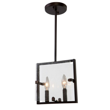 Harbor Point 2 Light Pendant 9 Inch Tall by Artcraft - AC10300OB