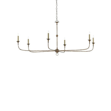 Nottaway 6 Light Oversized Chandelier by Currey Company - 9000-NOTT6