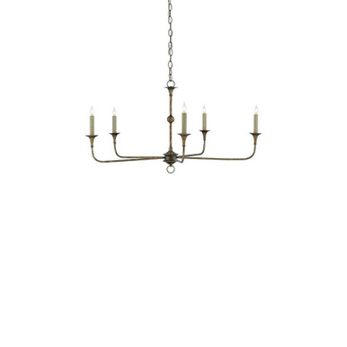 Nottaway 5 Light Oversized Chandelier by Currey Company - 9000-NOTT5
