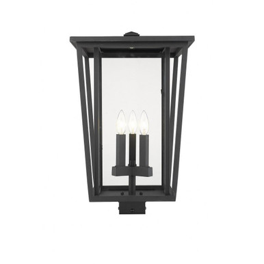 Seoul 3 Light Outdoor Post Mount Lantern 14 x 24.75 Inches by Z-Lite - 571PHXLS2