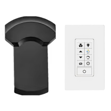 Accessory Hardwired DC Fan Wall Remote and Receiver 88766 by Maxim - FSWT88766WT
