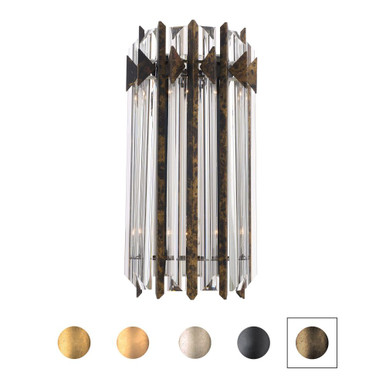 Terina 2 Light Wall Sconce 16.5 Inch and 6 Inch Wide by Schonbek Signature - S39602
