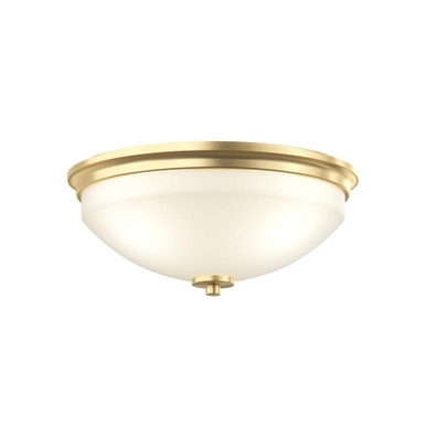 Replay 2 Light Flush Mount 5.75 Inch Tall and 14 Inch Wide by Progress - P3423-191