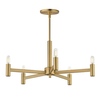 Emana 5 Light Chandelier 10.5 Inch Tall and 24 Inch Wide by Maxim - 21365