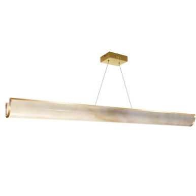 Nena 30W 1 LED Pendant 3 Inch Tall and 52 Inch Wide by Dainolite - NNA-5130LEDHP