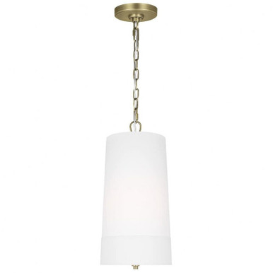 Ivie 1 Light Small Pendant by Visual Comfort Studio - lp1101twbwlw
