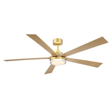 TorchAire Ceiling Fan with Light Kit 14.8 Inch X 64 Inch Wide by Fanimation - FPD8564BSN
