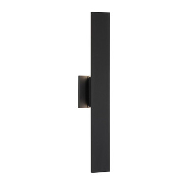 Davis 15W 1 LED Outdoor Wall Lantern 24 Inch and 5 Inch Wide by Savoy House - 5-124-5CCT-BK