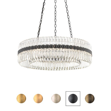 Alina 11 Light Pendant 9 Inch Tall and 33.5 Inch Wide by Schonbek Signature - S47633