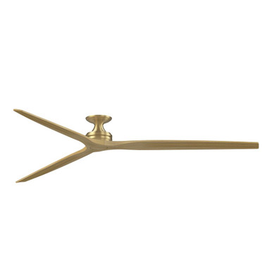 Spitfire 3 Blade Flush Ceiling Fan 9.65 Inch and 96 Inch Wide By Fanimation - FPD6721BBS-96N-F