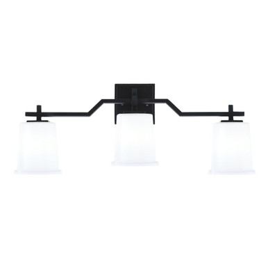 Corbin 3 Light Bath Bar 10.25 Inch Tall and 26.5 Inch Length by Toltec - 2313-1025-265