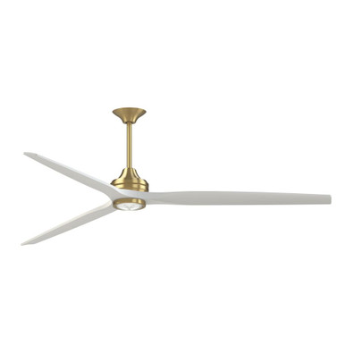 Spitfire Ceiling Fan with Light Kit 19.42 Inch X 84 Inch Wide by Fanimation - FPD6721BBS-84MW-LK