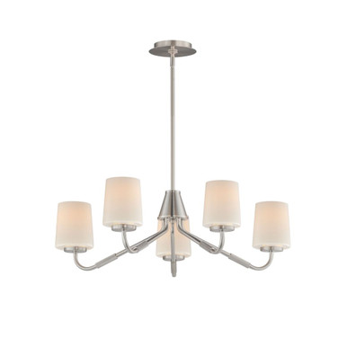 Durham 5 Light Chandelier 8 Inch Tall and 26 Inch Wide by Maxim - 12696WTSN