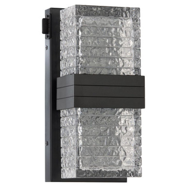 Boreas 8W 2 LED Outdoor Wall Mount 11.38 Inch and 5.38 Inch Wide by Quorum - 740-2-59