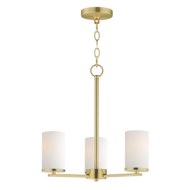Lateral 3 Light Chandelier 18 Inch Tall and 18 Inch Wide by Maxim - 10287