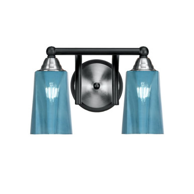 Paramount 2 Light Bath Bar 8.75 Inch Tall and 13 Inch Length by Toltec - 3422-875-13