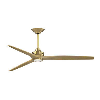 Spitfire 3 Blade Ceiling Fan with Light Kit 72 Inch Wide By Fanimation - FPD6721BBS-72N-LK