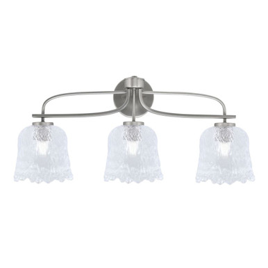 Cavella 3 Light Bath Bar 12.5 Inch Tall and 28.25 Inch Length by Toltec - 3913-125-2825